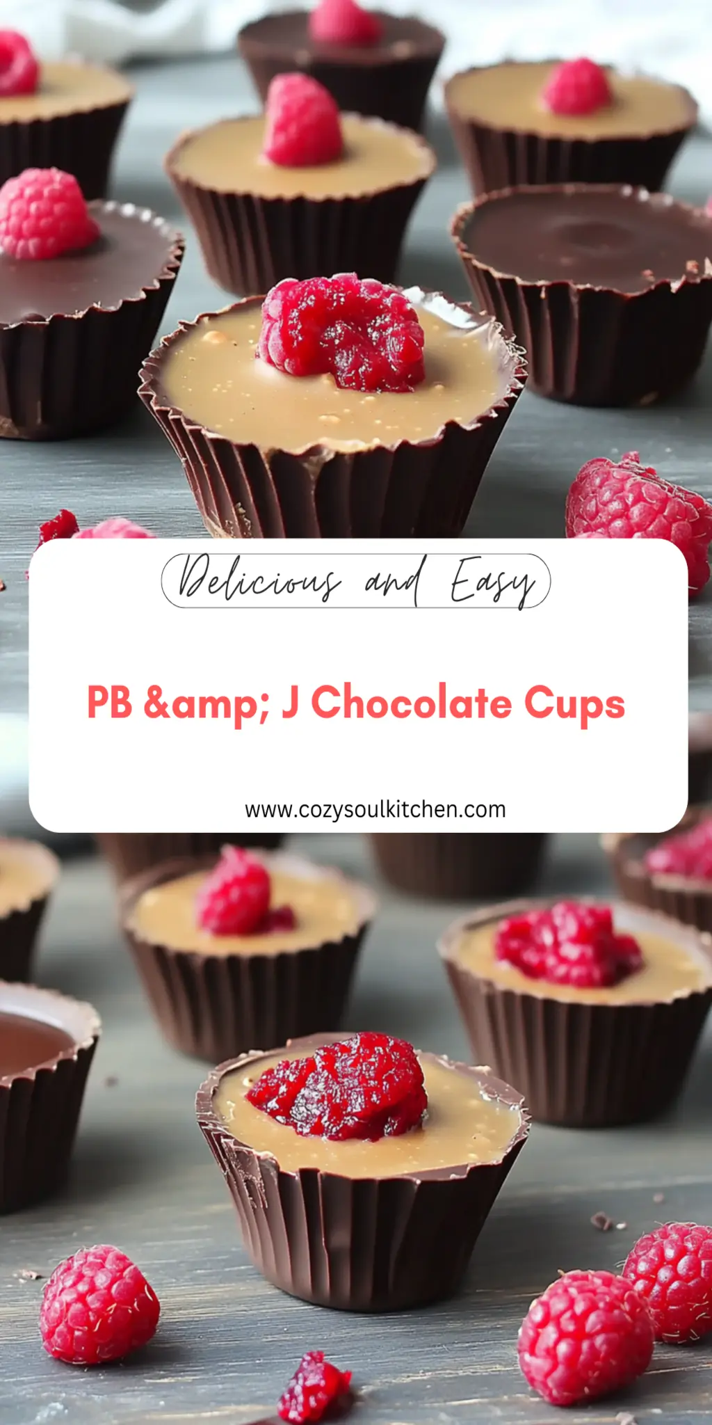 Delicious PB & J Chocolate Cups Recipe