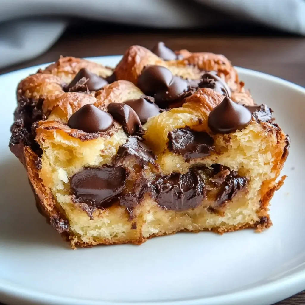Chocolate Croissant Breakfast Bake
