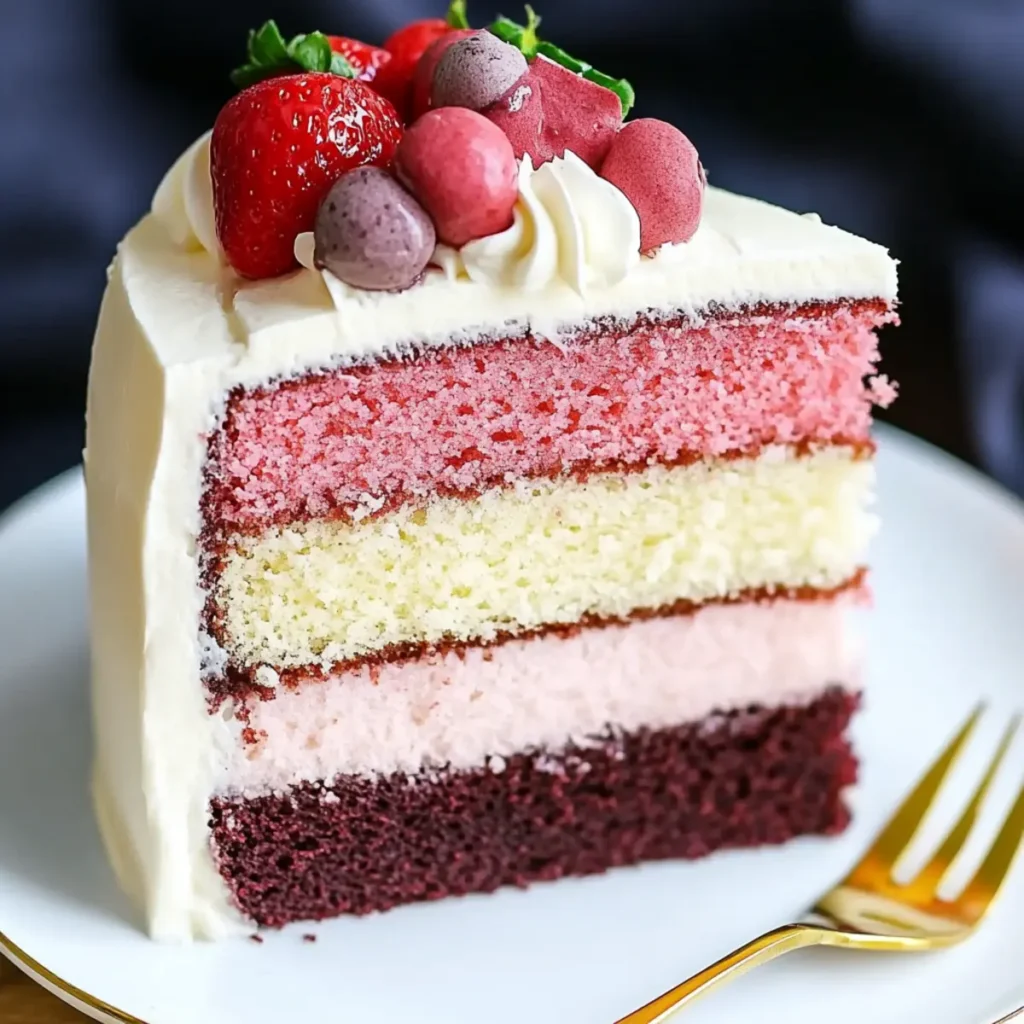 Neapolitan Cake