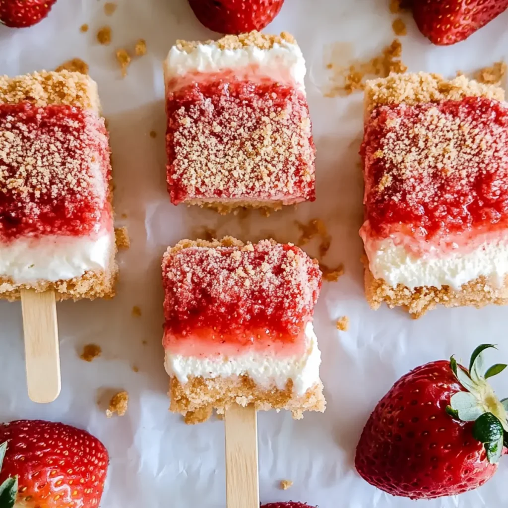 Delicious Strawberry Shortcake Bars Recipe: No-Churn Ice Cream Treat