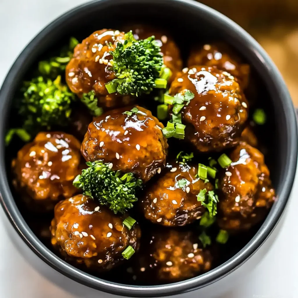 Easy Firecracker Meatballs Recipe with Spicy Honey Sauce