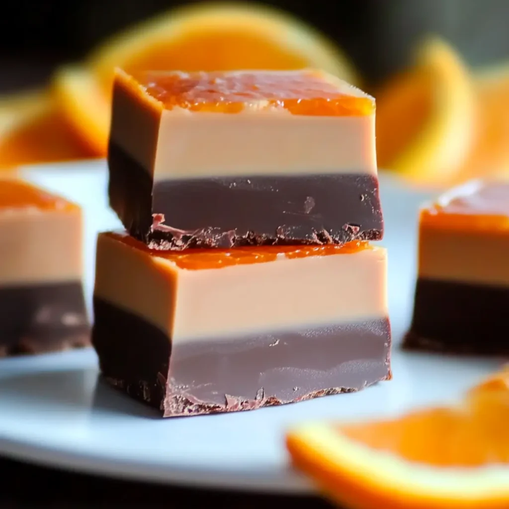 Decadent Layered Chocolate Orange Fudge Recipe for Sweet Treats