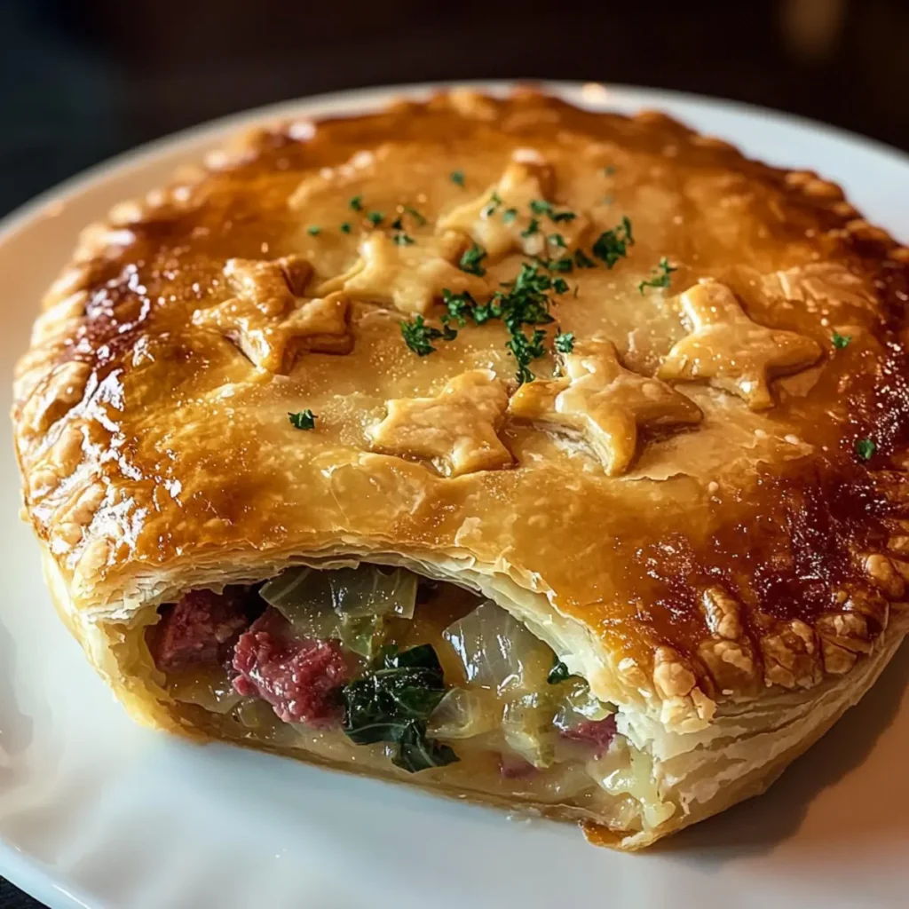 Corned Beef & Cabbage Pot Pie