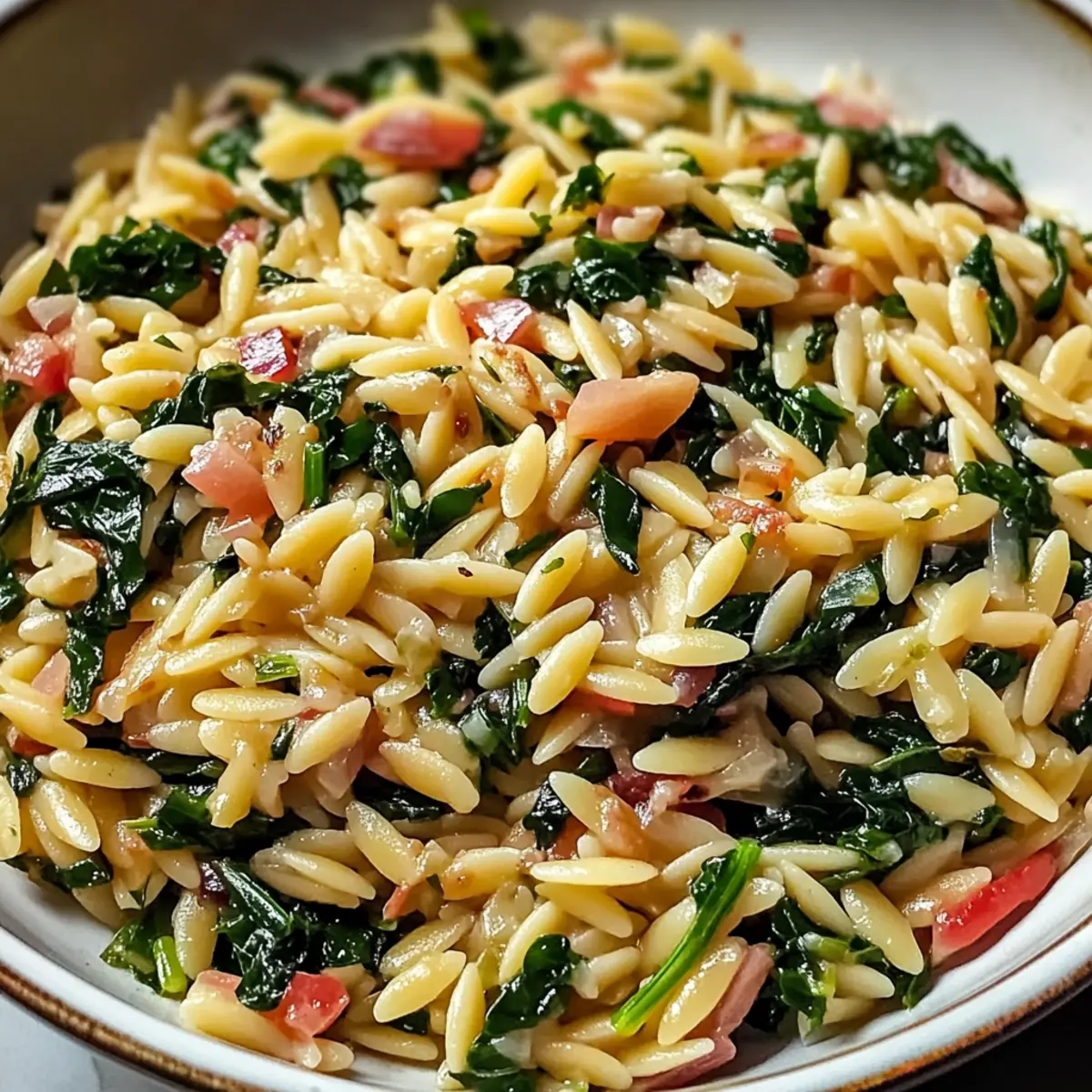 Mediterranean Orzo with Swiss Chard