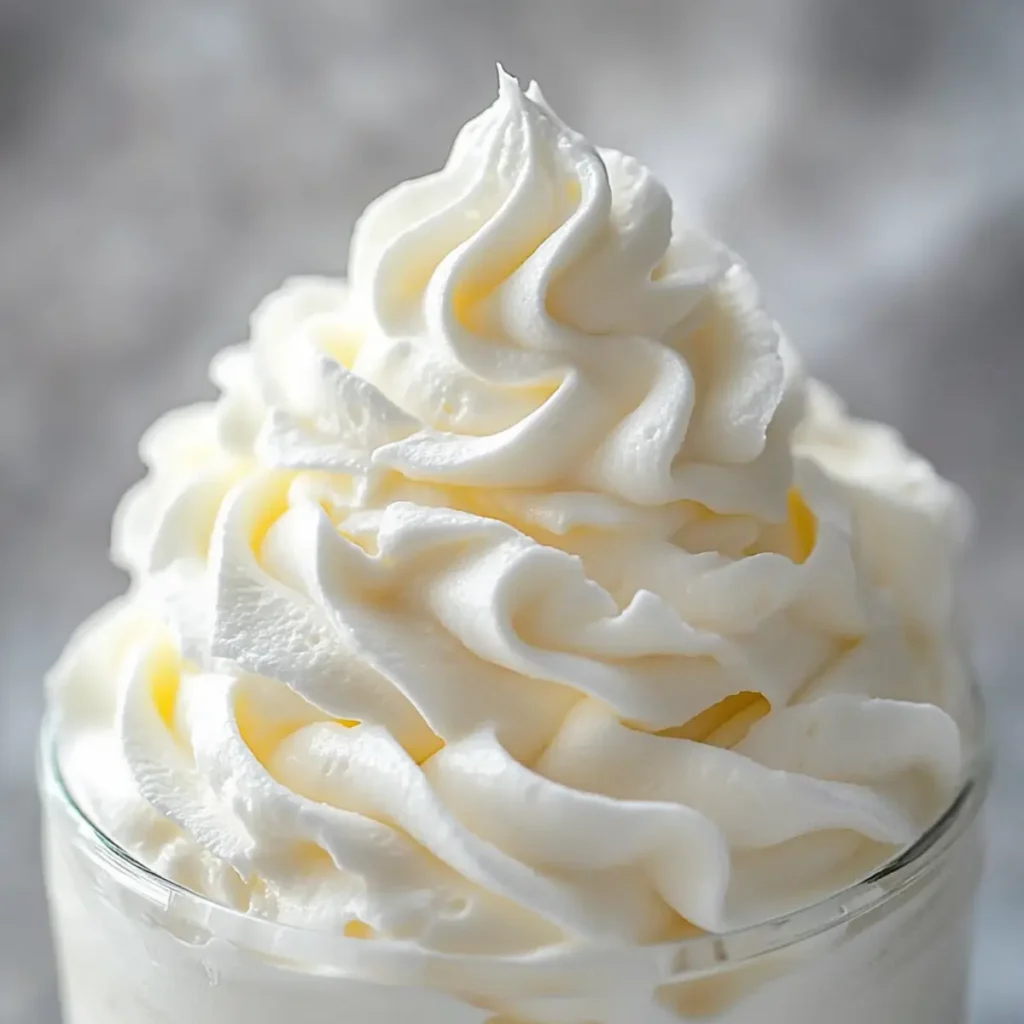 Stabilized Whipped Cream Frosting