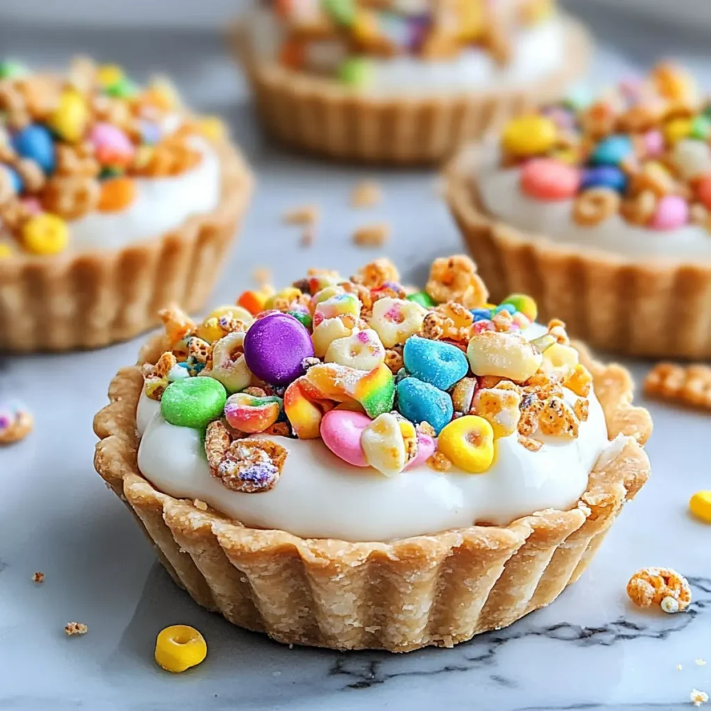 Cereal Milk Tartlets
