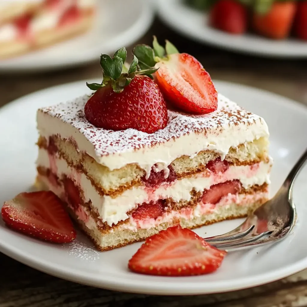 Strawberry Tiramisu