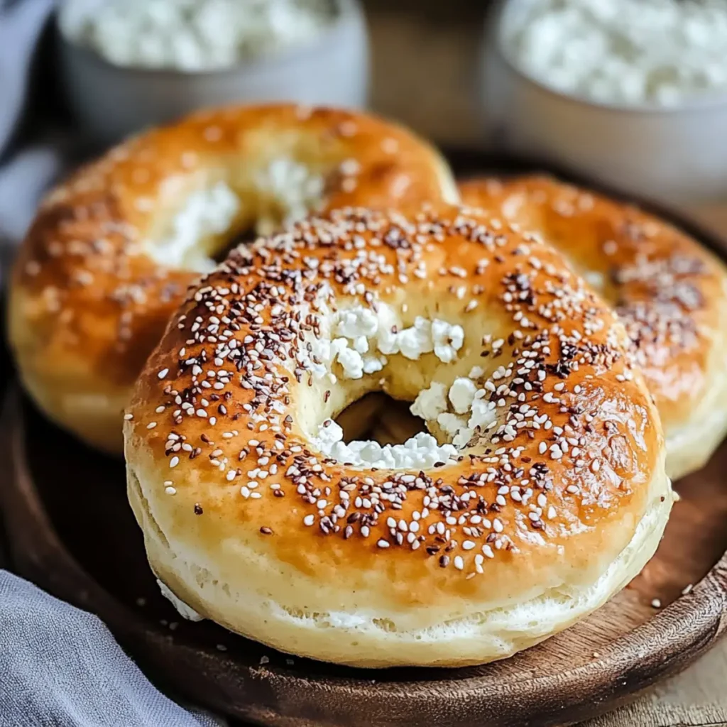 Keto Cottage Cheese Bagels